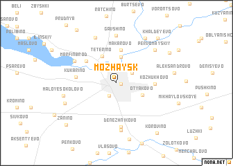 map of Mozhaysk