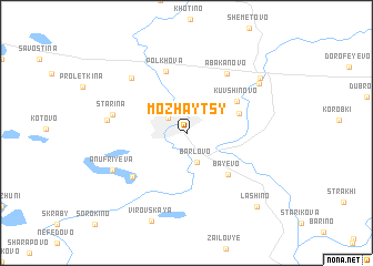 map of Mozhaytsy