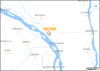 map of Mozier