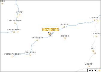 map of Moziping