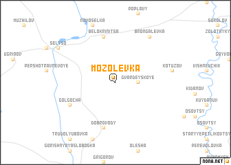 map of Mozolevka