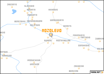 map of Mozolevo