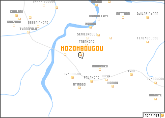 map of Mozombougou