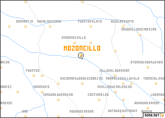 map of Mozoncillo