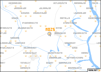 map of Mözs