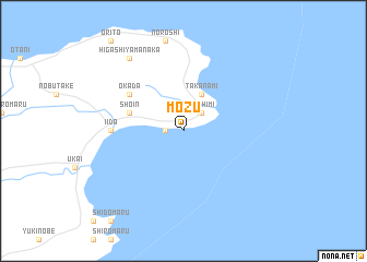 map of Mōzu