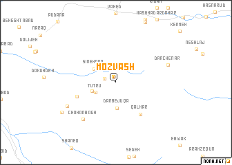 map of Mozvash