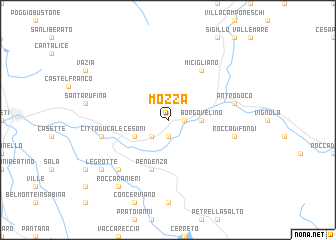 map of Mozza