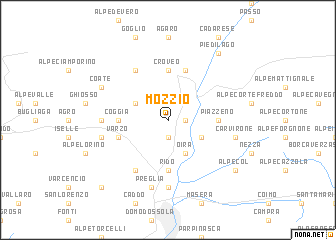 map of Mozzio