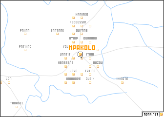 map of Mpakolo