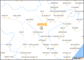 map of Mpako