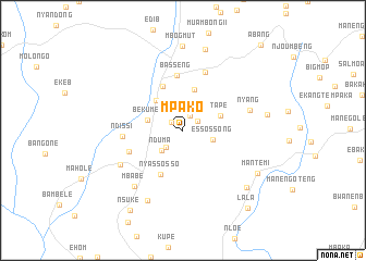 map of Mpako