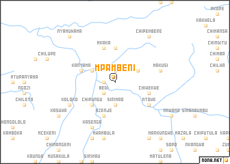 map of Mpambeni