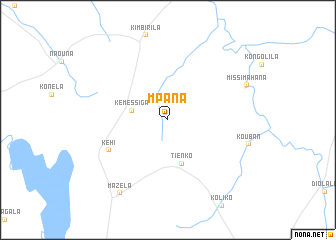 map of Mpana