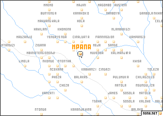 map of Mpana