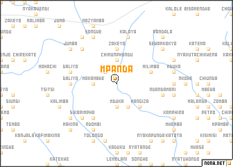 map of Mpanda