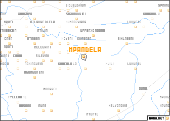 map of Mpandela