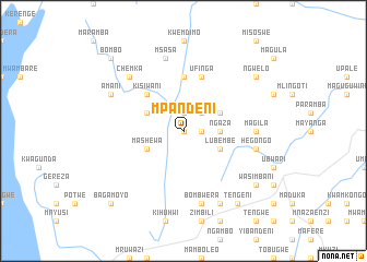 map of Mpandeni