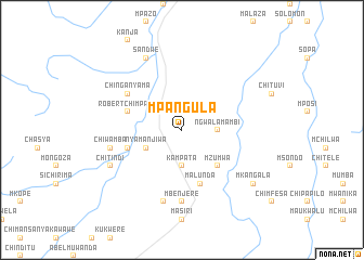 map of Mpangula