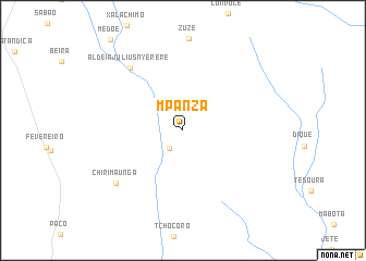 map of Mʼpanza