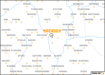 map of Mpeasem