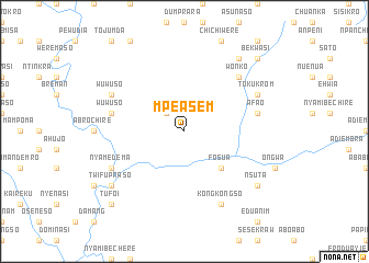 map of Mpeasem