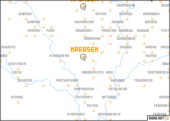 map of Mpeasem