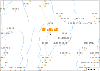 map of Mpeasem