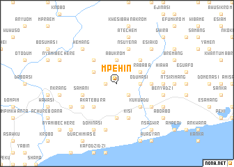 map of Mpehin