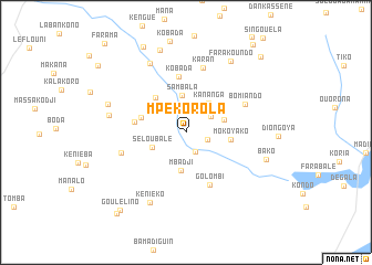 map of Mpékorola