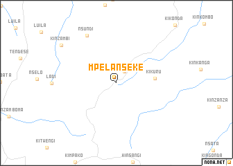 map of Mpela-Nseke