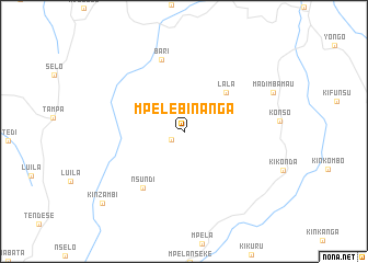 map of Mpele-Binanga