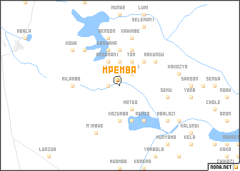 map of Mpemba