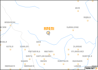 map of Mpeni