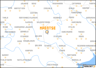map of Mpentse
