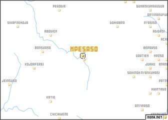 map of Mpesaso