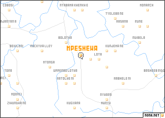 map of Mpeshewa