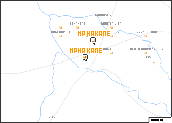 map of Mphakane