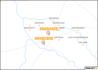 map of Mphakane