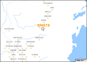 map of Mpheta