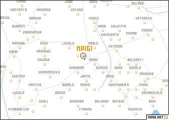 map of Mpigi
