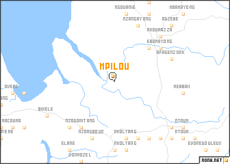 map of Mpilou