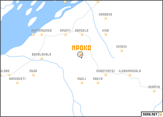 map of Mpoko