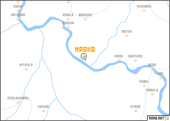 map of Mpoko