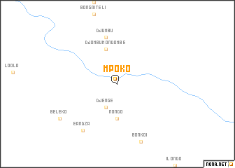 map of Mpoko