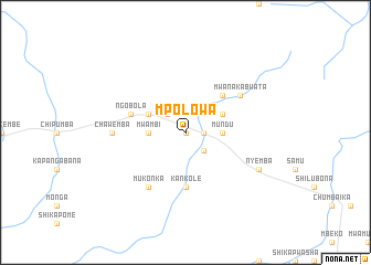 map of Mpolowa