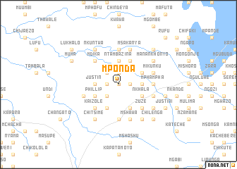 map of Mponda