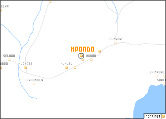 map of Mpondo