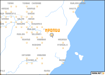 map of Mpondu