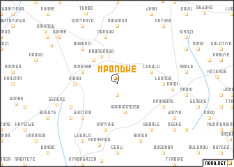 map of Mpondwe